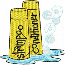 Bathtime Embroidery Design 2